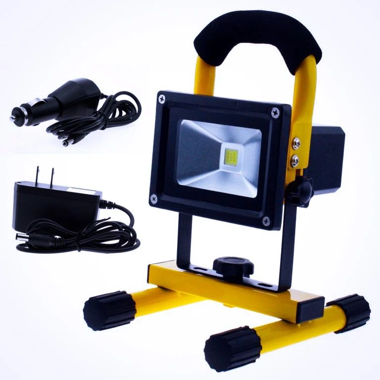 Rechargeable cordless portable led flood light