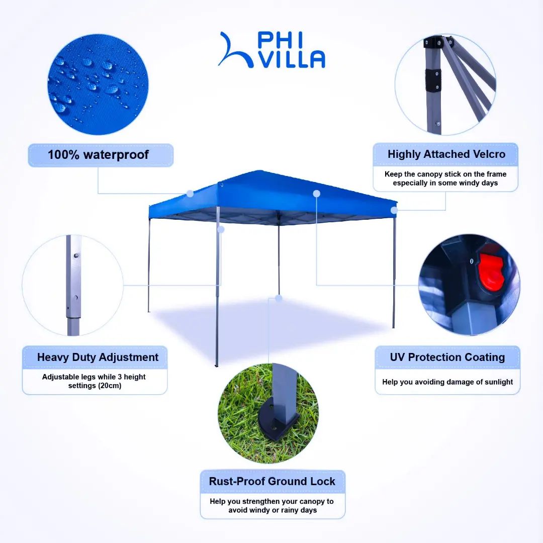 Folding gazebo/ portable pop-up canopy tent. - Image 7