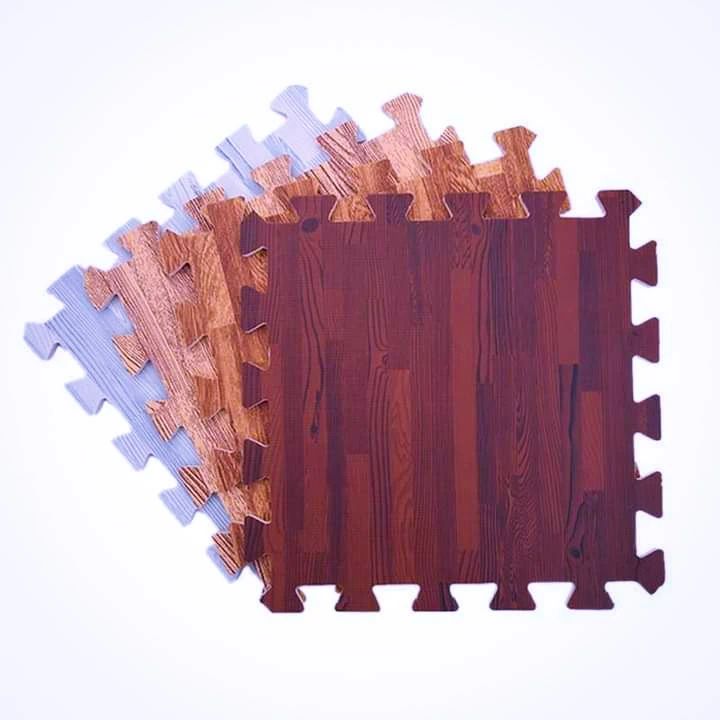 Wooden Grain Interlocking Foam Floor Mat/Anti-Fatigue Flooring - Image 7