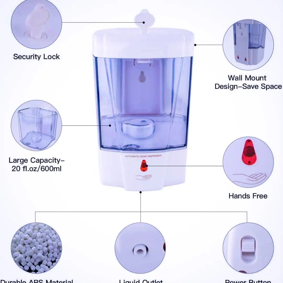 Automatic liquid soap dispenser 700ml - Image 6