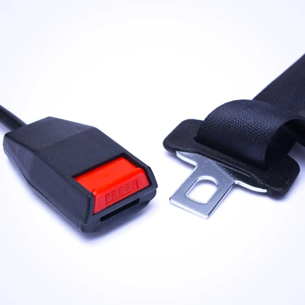 Universal 3-point retractable car safety seat belts lap - Image 2