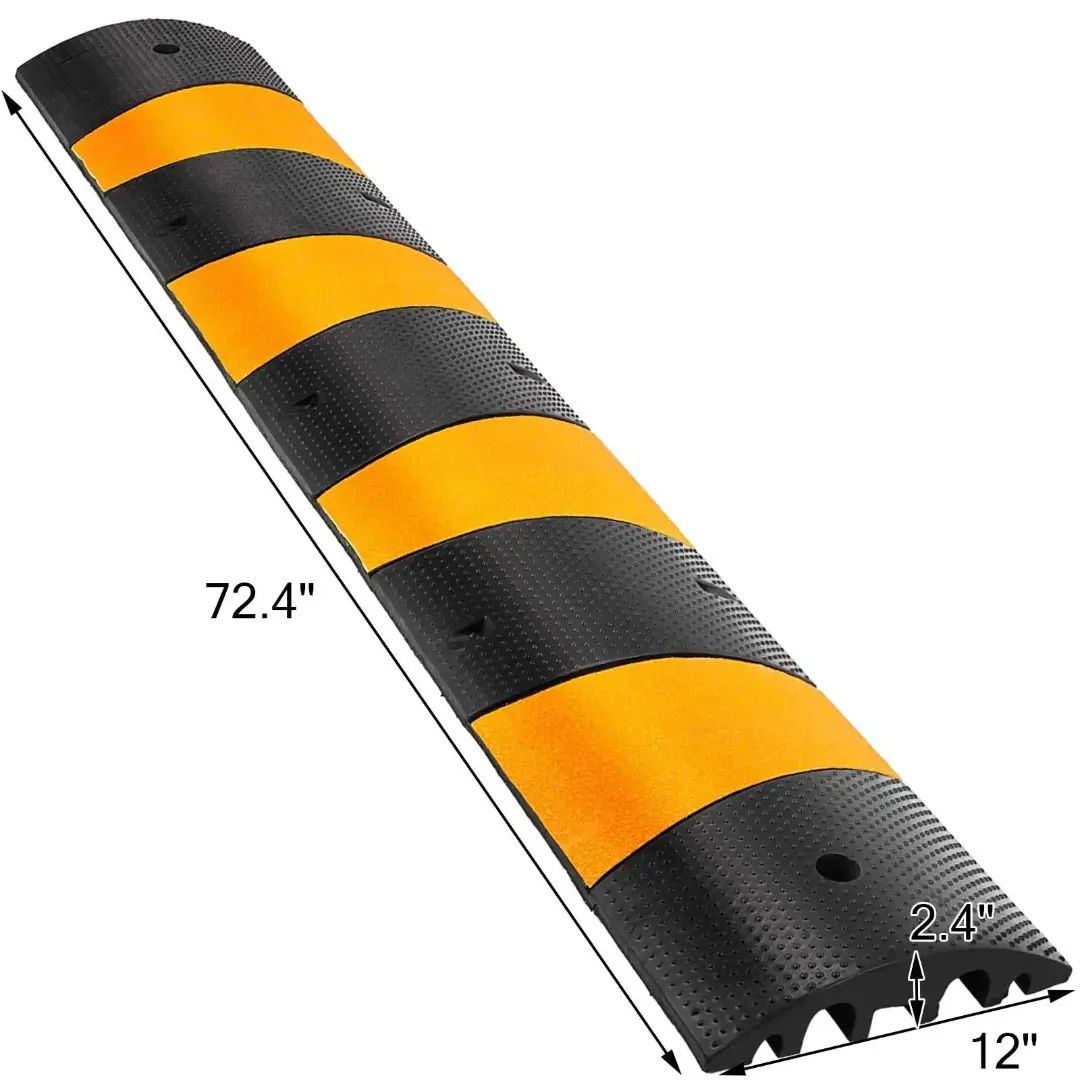 Heavy duty speed rubber driveway bump/cable protector ramp/ speed bump. - Image 3