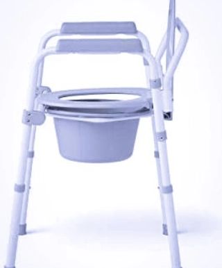 Steel Commode Toilet Raised Seat. - Image 4