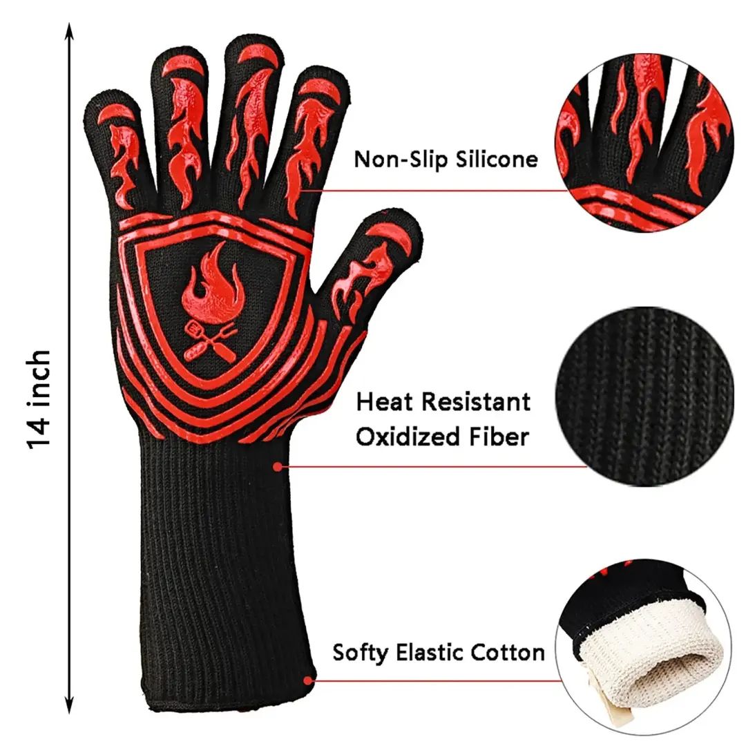 Heat Resistant Grilling Gloves - Image 6