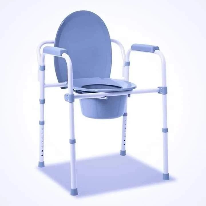 Steel Commode Toilet Raised Seat. - Image 3