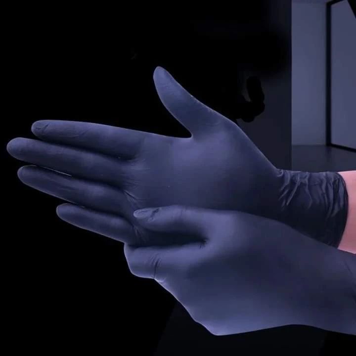 Black Nitrile Powder Free Gloves - Image 6
