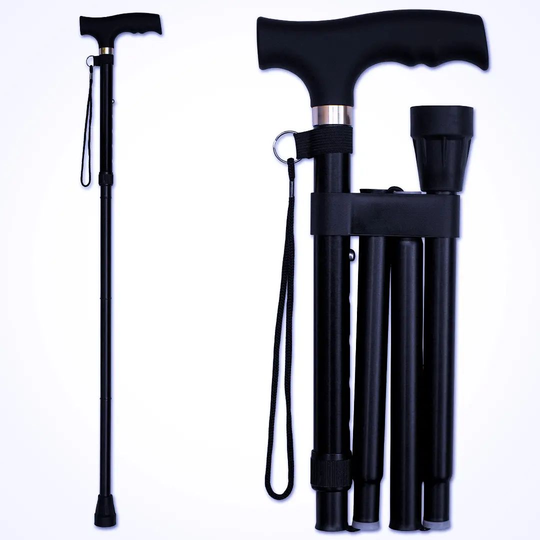 Folding walking stick