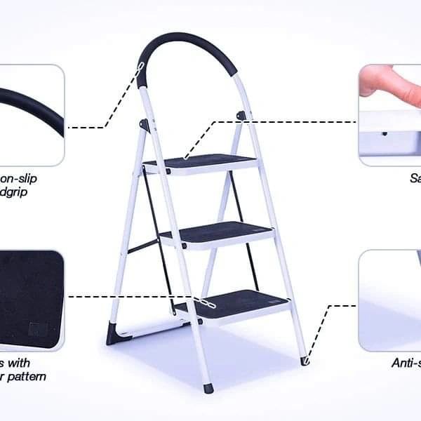 HEAVY DUTY STEEL STEP LADDER - Image 4