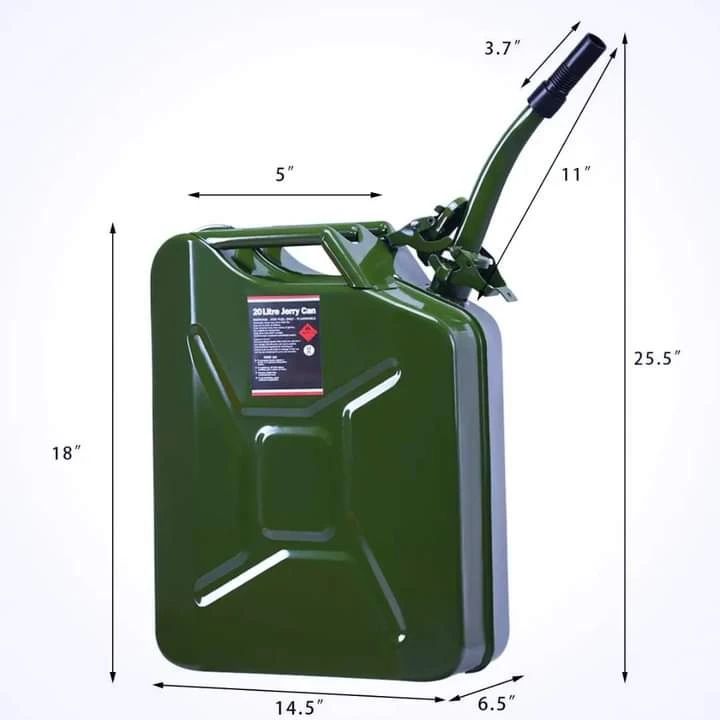 Portable Fuel Jerry Can/ Fuel Tank Steel Tank - Image 3