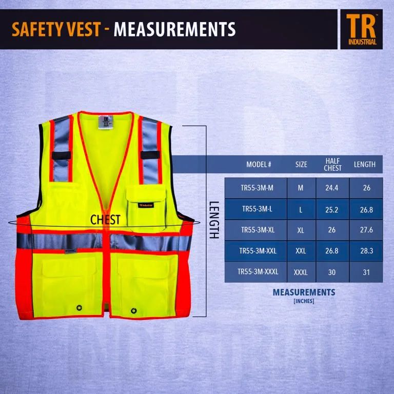 Safety reflective vest /construction safety vest - Image 2