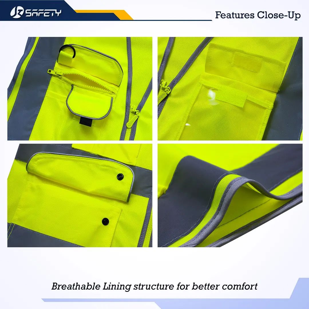 Safety reflective vest /construction safety vest - Image 7