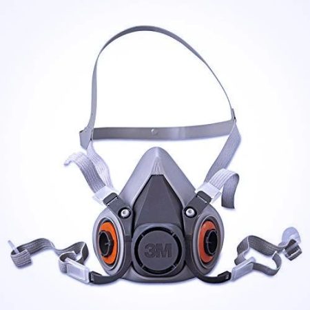 3m half mask reusable respirator.