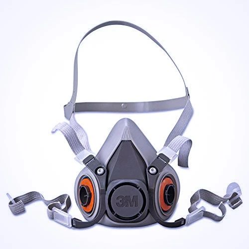 3m half mask reusable respirator.