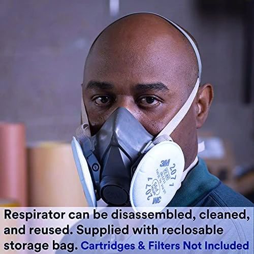 3m half mask reusable respirator. - Image 8