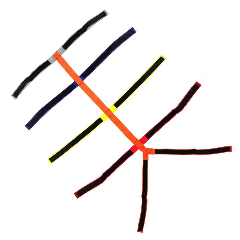 Backboard Spine Board Straps, Color Coded, Industrial Grade Medical Spider Straps for Stretcher, Immobilization, EMS First Responder Supplies - Image 3