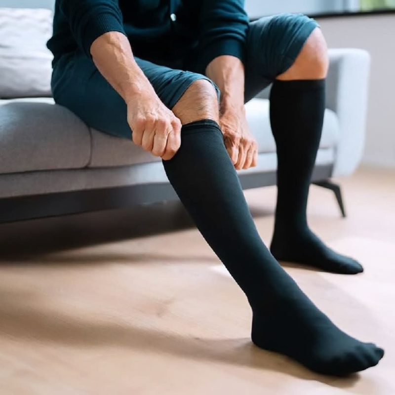 Flight Socks - S/M/L/Xl Travel Flight Socks - black