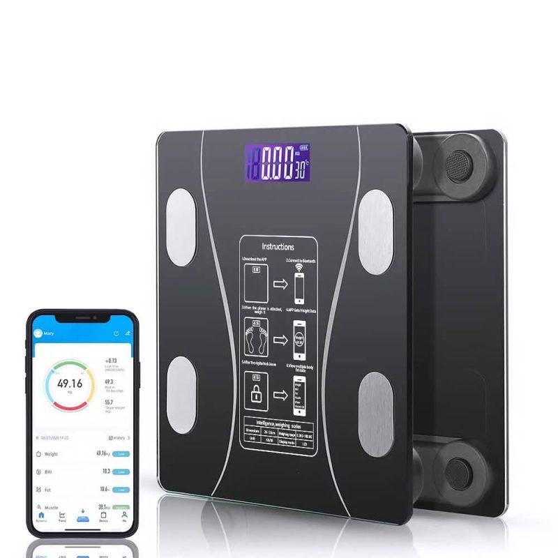 BATHROOM SCALE
Rechargeable weighing scale 
Personal Bluetooth scale