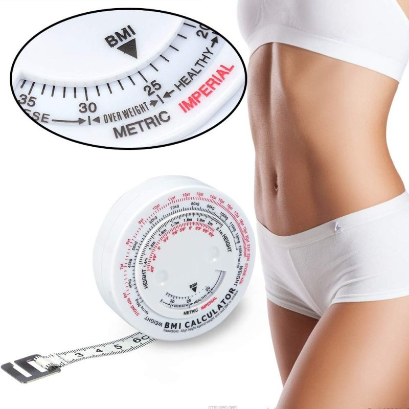 BMI Measuring Tape, Body Tape Measure BMI Anatomical Tape Measure with BMI Calculator - Image 3