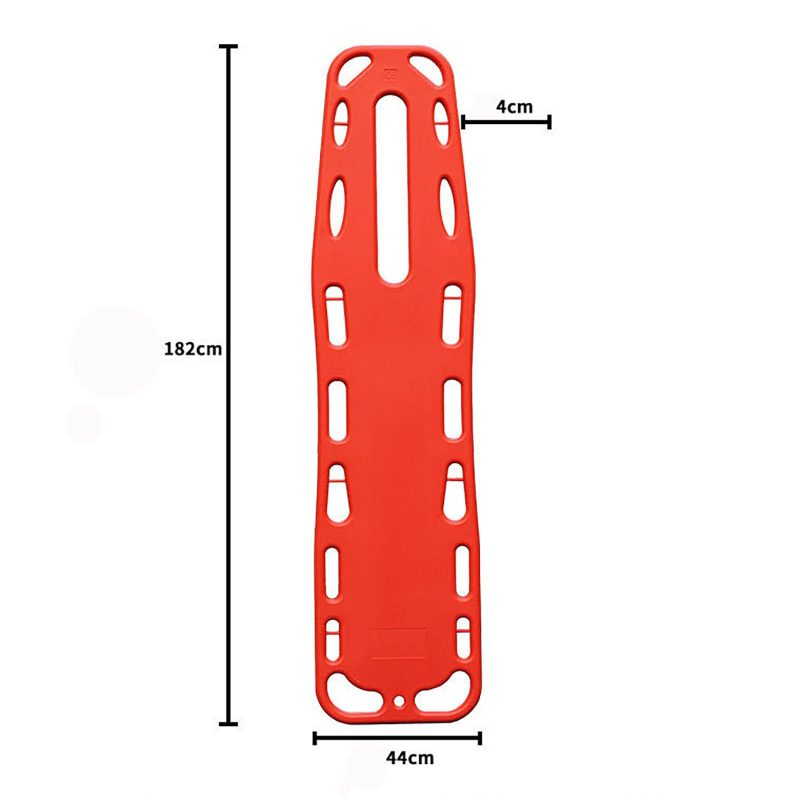 Spine Board Head Immobilizer for Backboard - Re-usable, Lightweight, Portable, Adjustable Straps, and adult/ child Fit - Red - Image 4