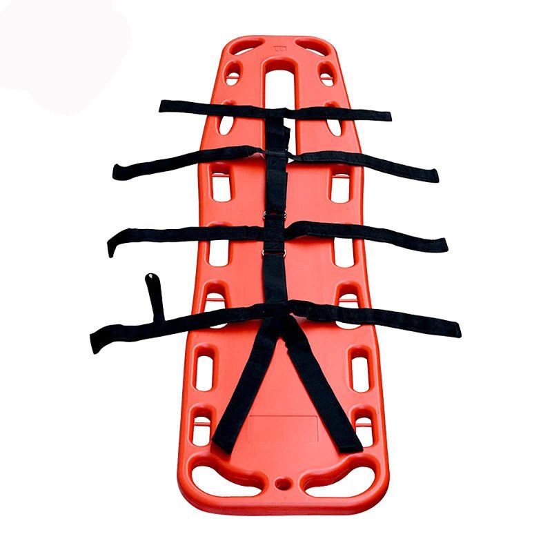 Spine Board Head Immobilizer for Backboard - Re-usable, Lightweight, Portable, Adjustable Straps, and adult/ child Fit - Red - Image 2