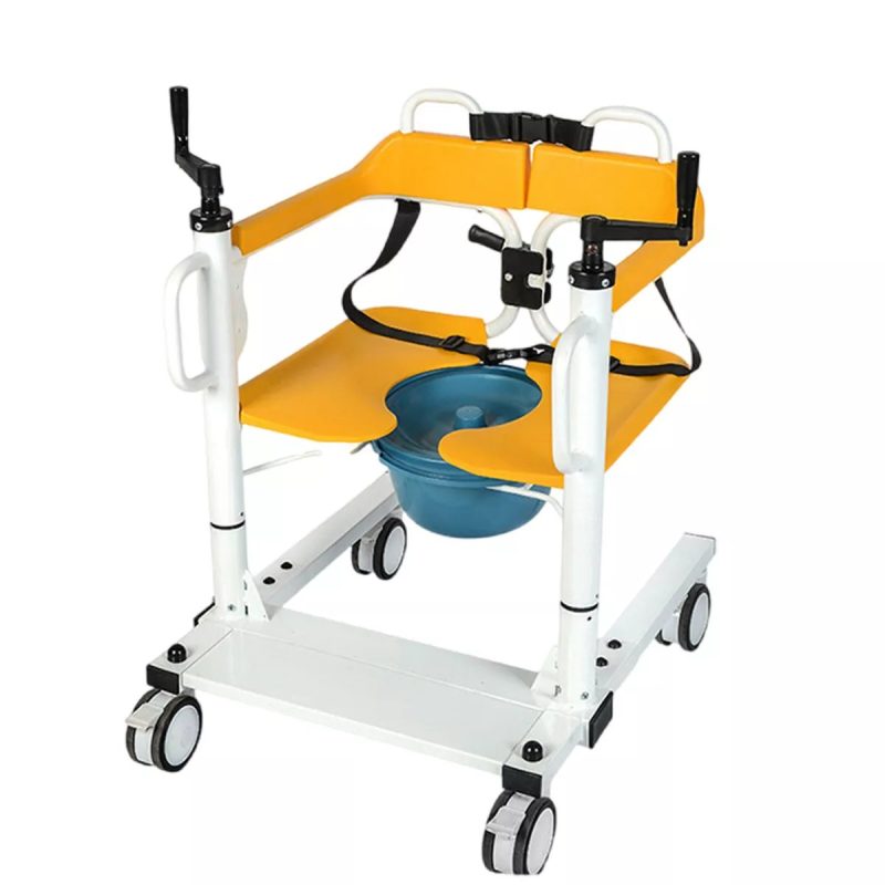 For Elderly Patient Lift Wheelchair Manual Adjustable Patient Lift Aid Transfer