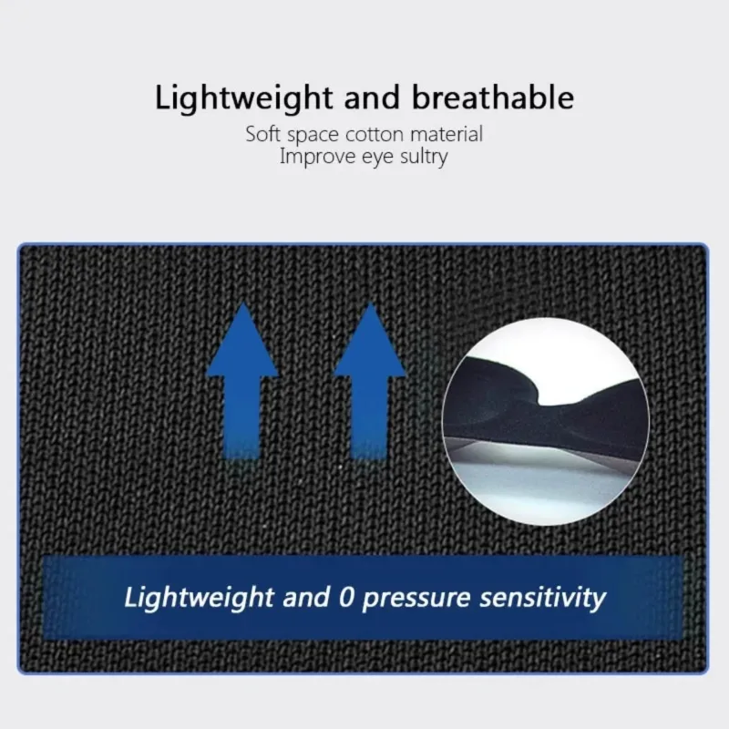 3D Sleeping Mask – Block Out Light Eye Mask for Sleeping Comfort - Image 4