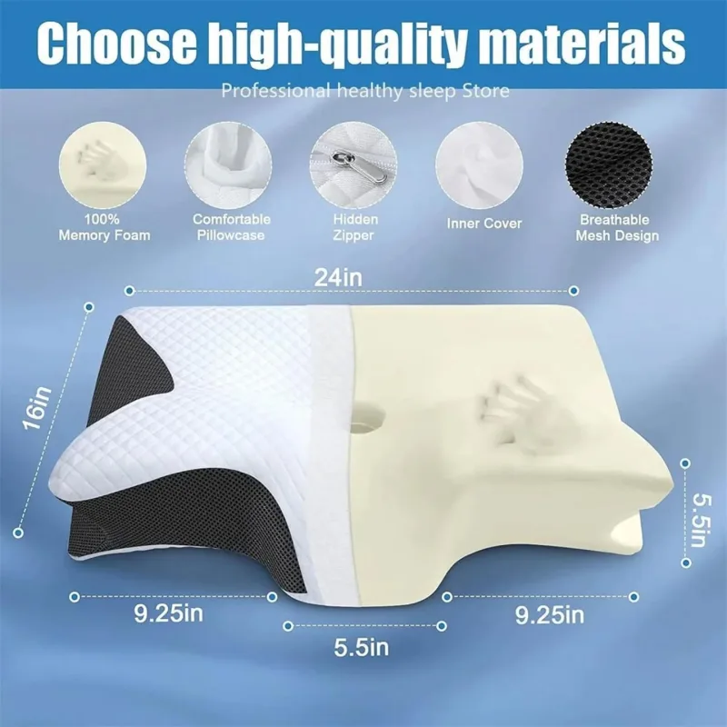 Cervical Neck Memory Foam Pillow - Image 5