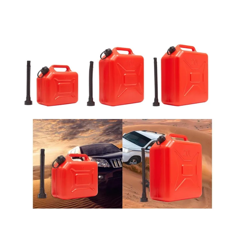 Fuel Jerrycans – Red Plastic - Image 4
