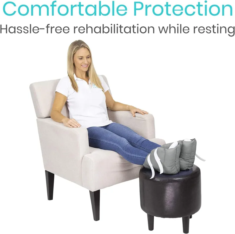 Heel Protector Cushion (Pair) – Foot Boot for Swollen Feet - Image 3