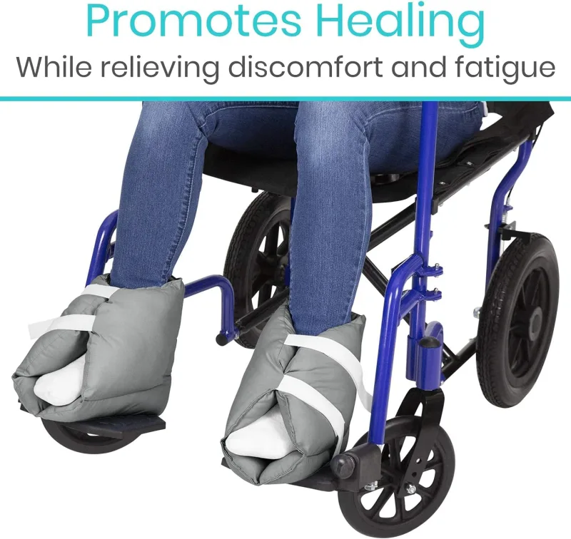 Heel Protector Cushion (Pair) – Foot Boot for Swollen Feet - Image 5