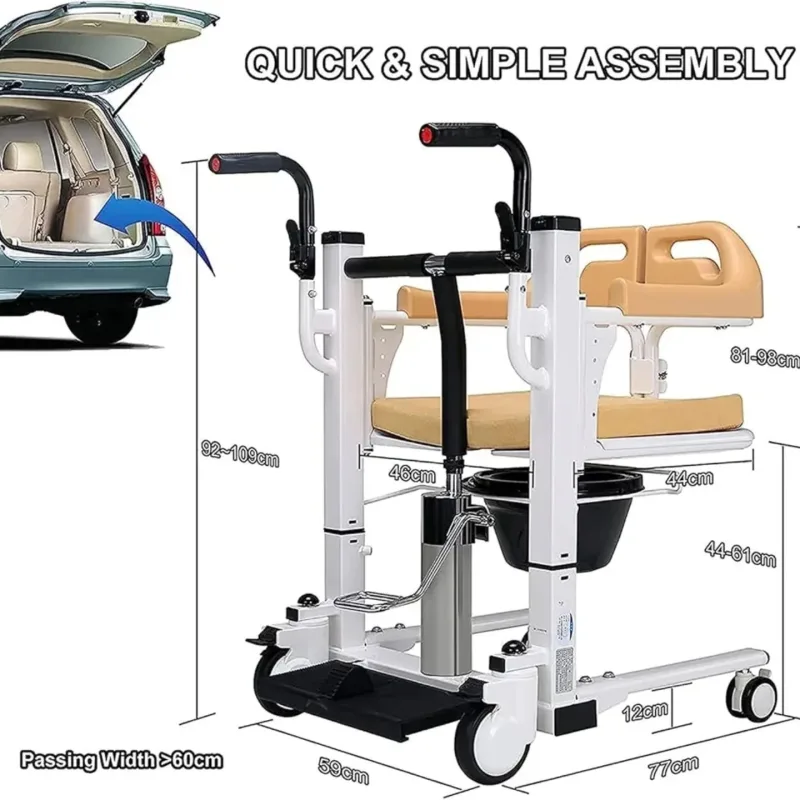 Hydraulic Transfer Lift – Steel Load Capacity 150KG - Image 5