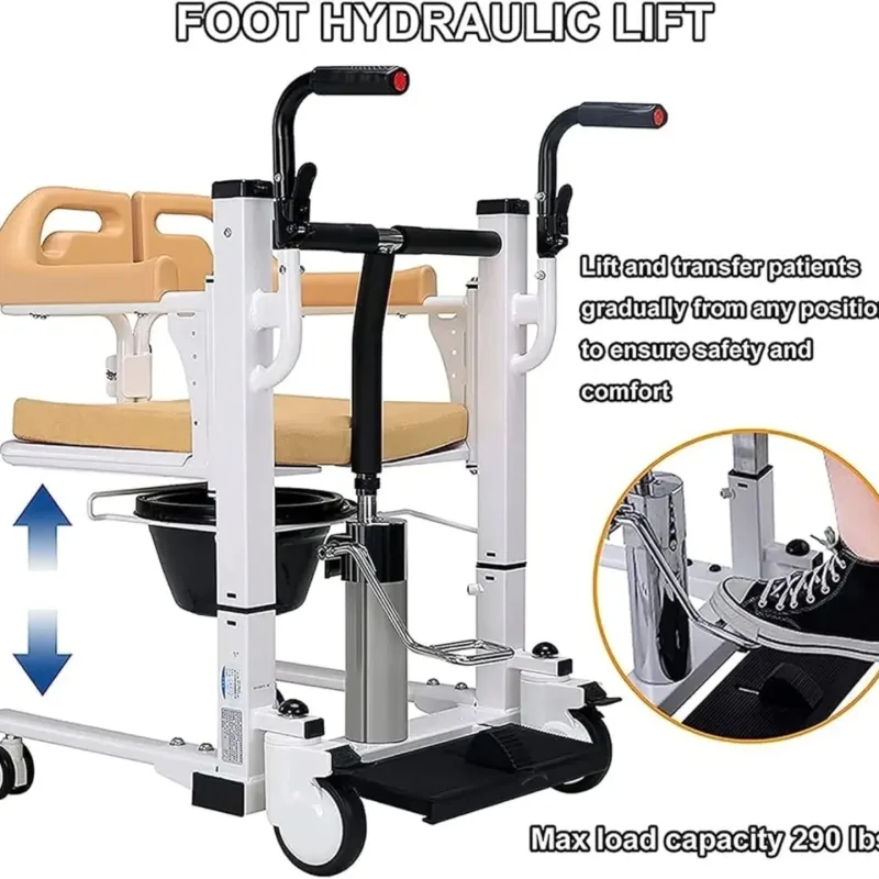 Hydraulic Transfer Lift – Steel Load Capacity 150KG - Image 3