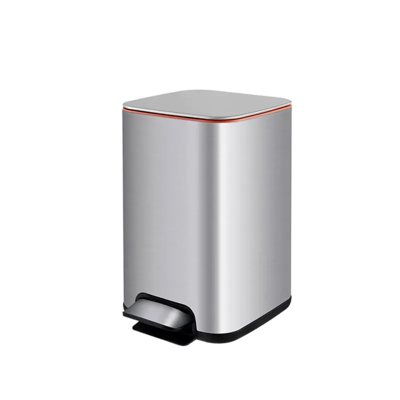 Stainless Steel Step Trash Bin with Control System Pedal – 20L and 13L - Image 2