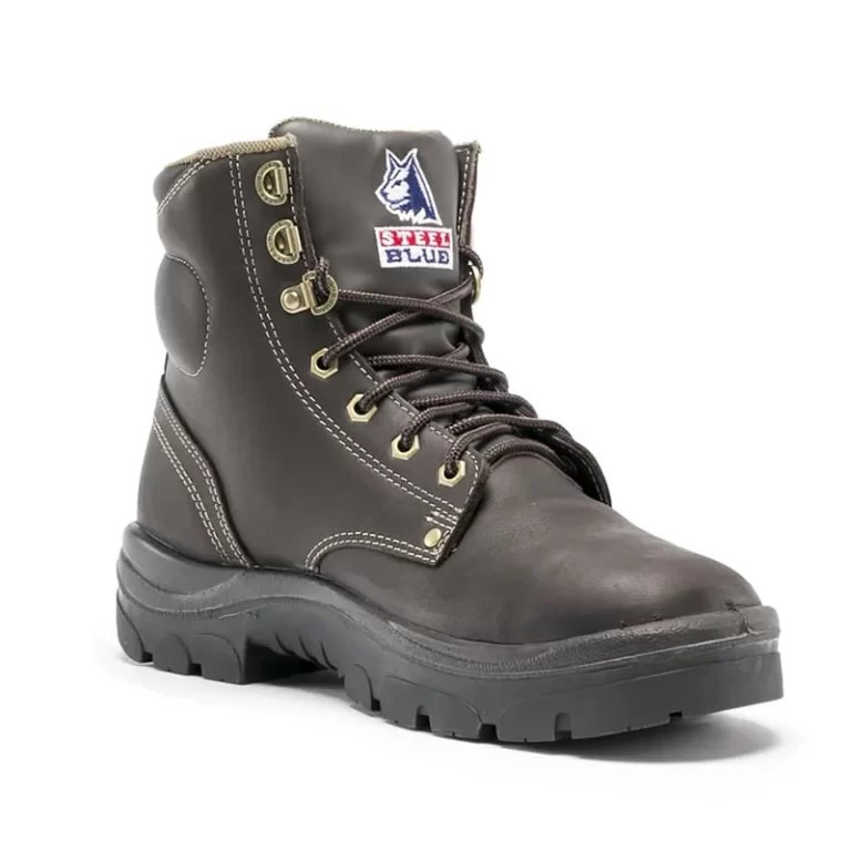 Blue Argyle Steel Toe Safety Boot - Image 3