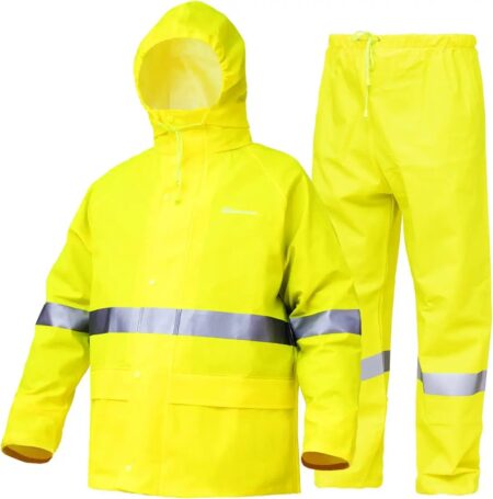 Reflective Heavy Duty Rain Suit