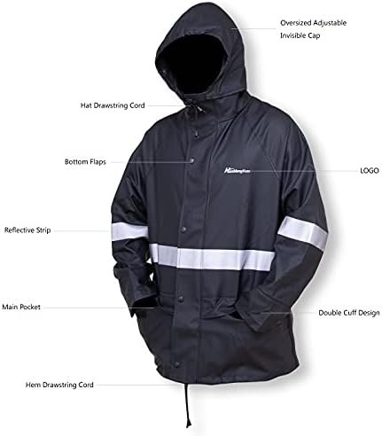 Reflective Heavy Duty Rain Suit - Image 2