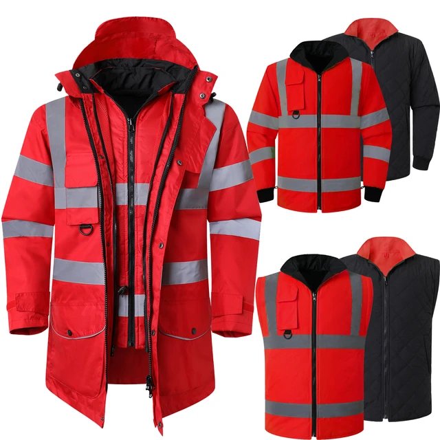 7 in 1 Playbourne Reflective waterproof rain coat