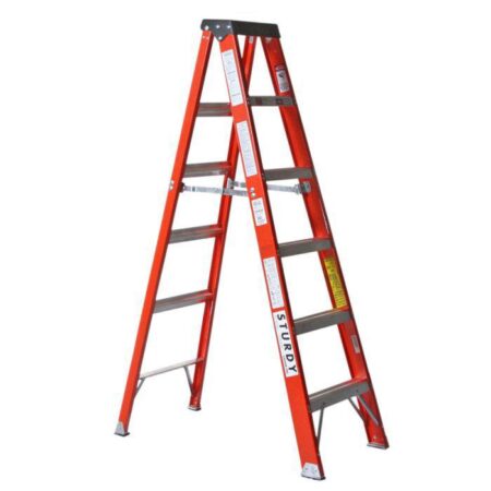 Heavy Duty Double Sided Steel Ladder