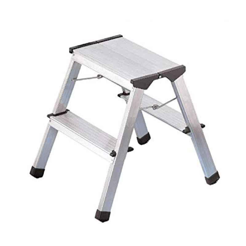 2 Step Double Sided Aluminum Ladder - Image 2