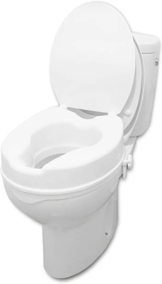 RAISED TOILET SEAT WITHOUT ARMS