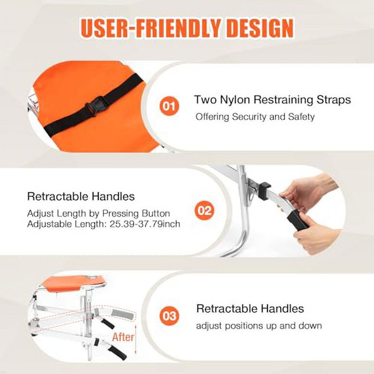 Foldable Stair Chair Stretcher - Image 2