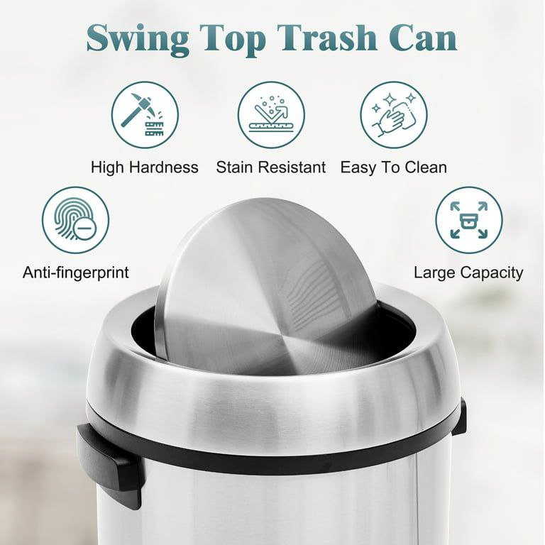 60L SWING TOP DUST BIN b9 - Image 3