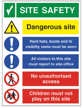 Construction Site Safety Signs