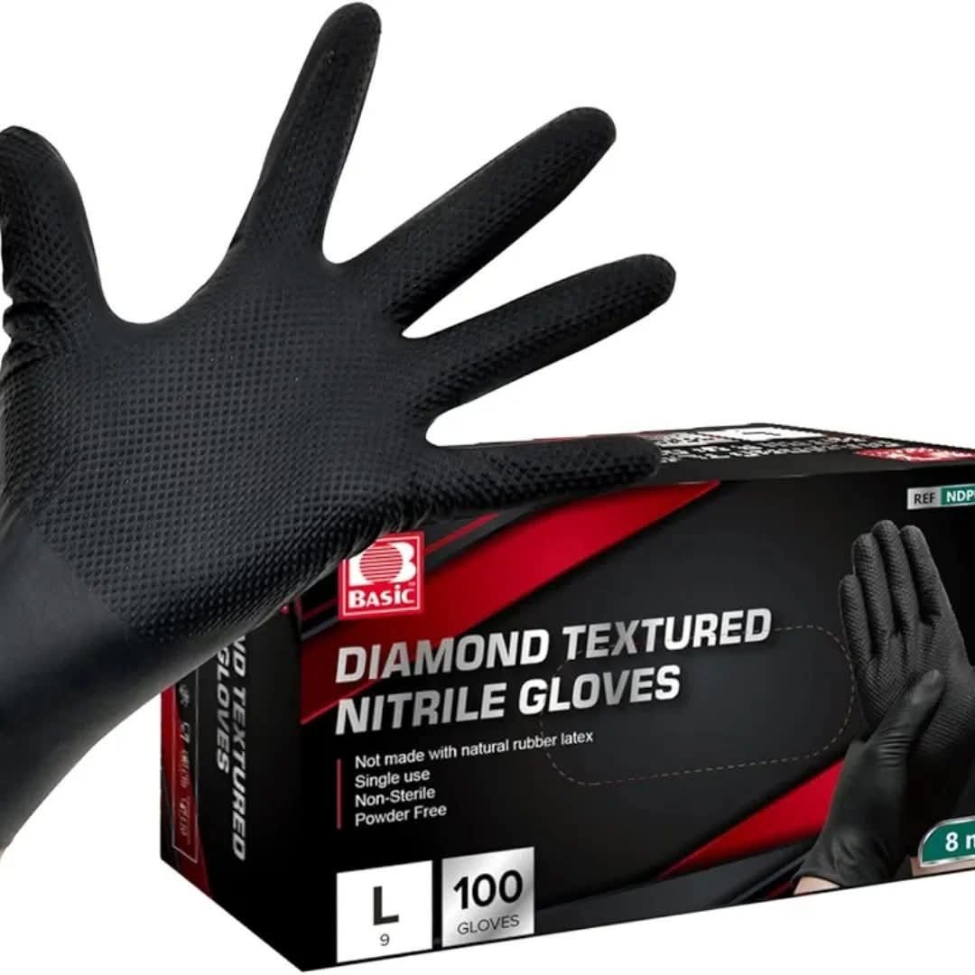 Heavy Duty Nitrile Industrial Disposable Gloves,