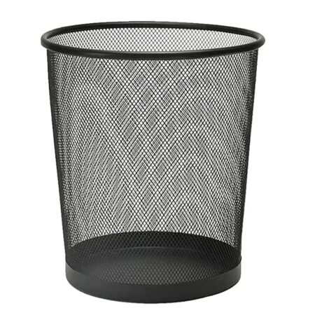 Metal Mesh Trash Can