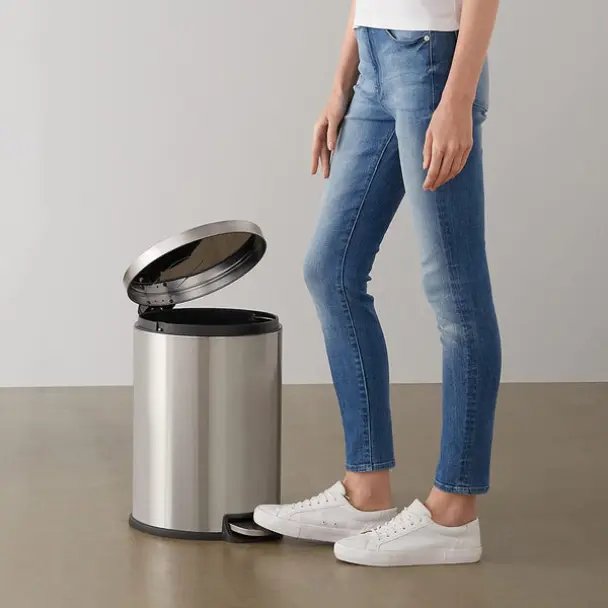 Stainless Steel Pedal Dustbin - Image 3