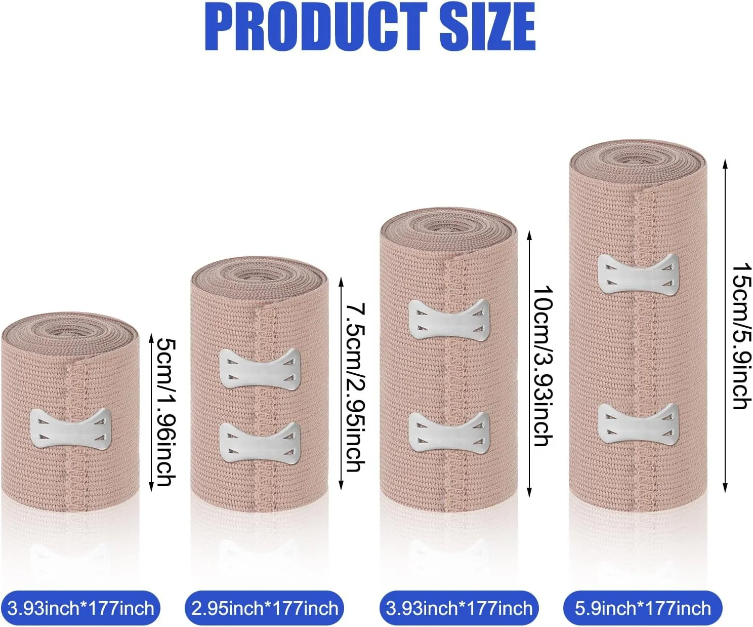 Elastic Bandage Wrap Stretch 15ft - Image 2