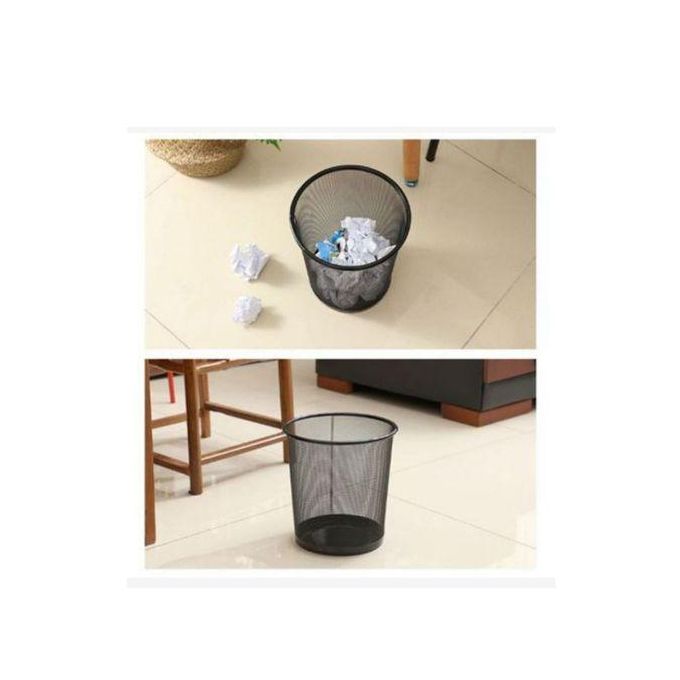 Metal Mesh Trash Can - Image 4