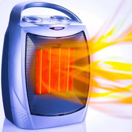 Portable ceramic space heater