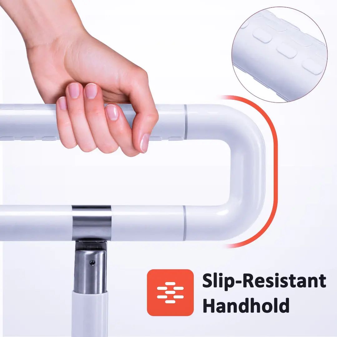 Foldable & Flip-Up Arm Grab Bar Rail - Image 6